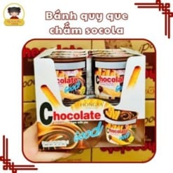 Que chấm socola Hongya ( 12 hộp bé)
